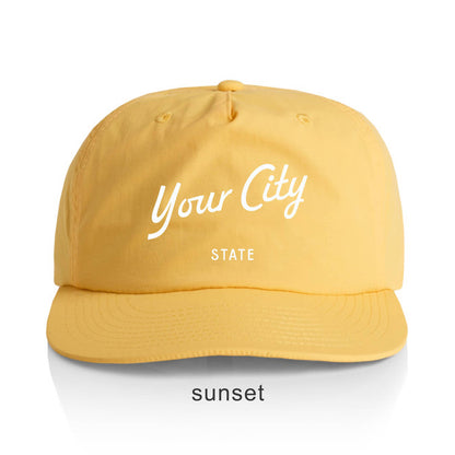 Endless August Supply Co. - Custom Nylon Hat | Script City Customizable Hat | Name Drop
