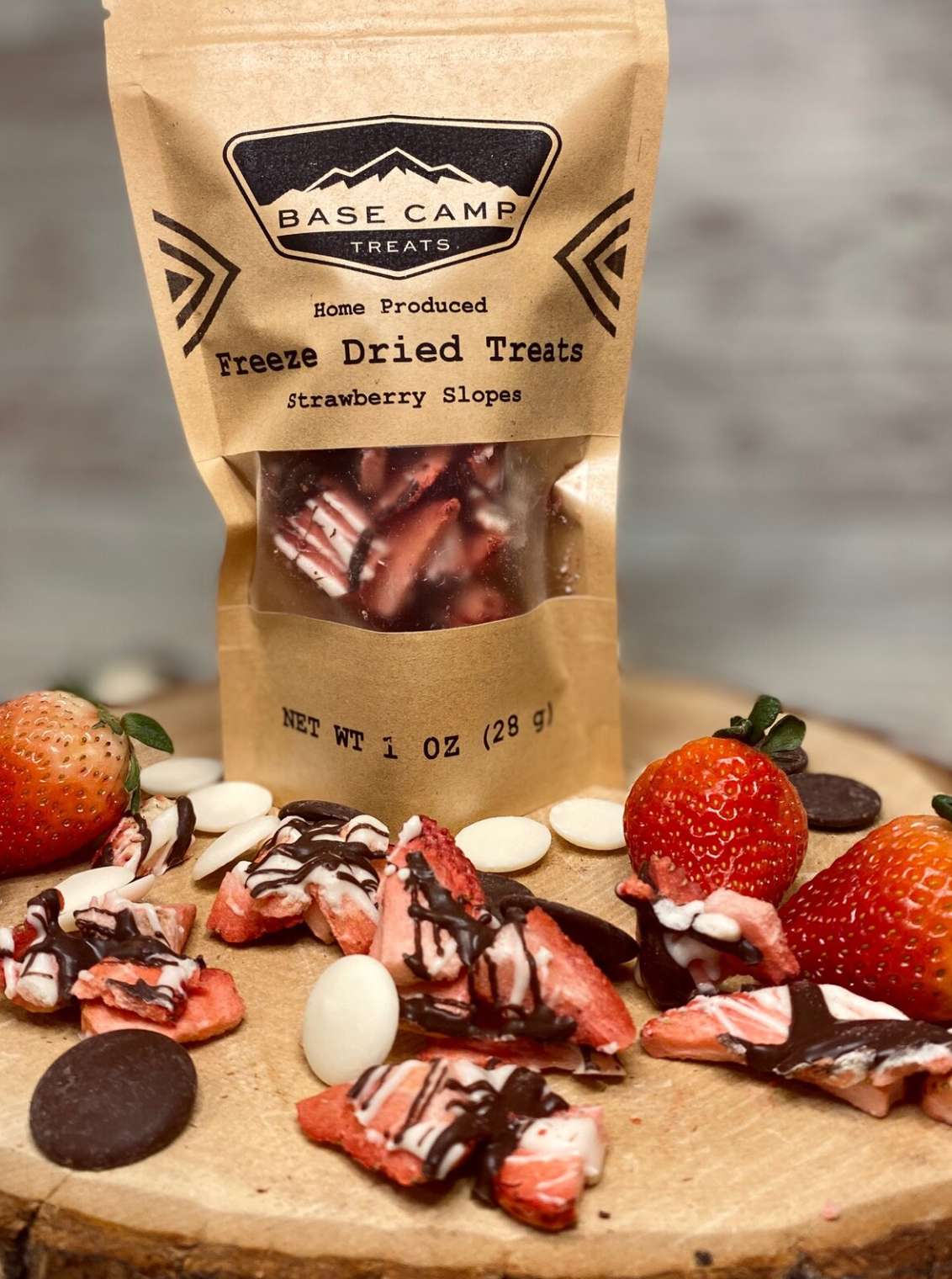 Base Camp Treats - Freeze Dried Strawberry Bark-Goodwynn'sGoodwynn's
