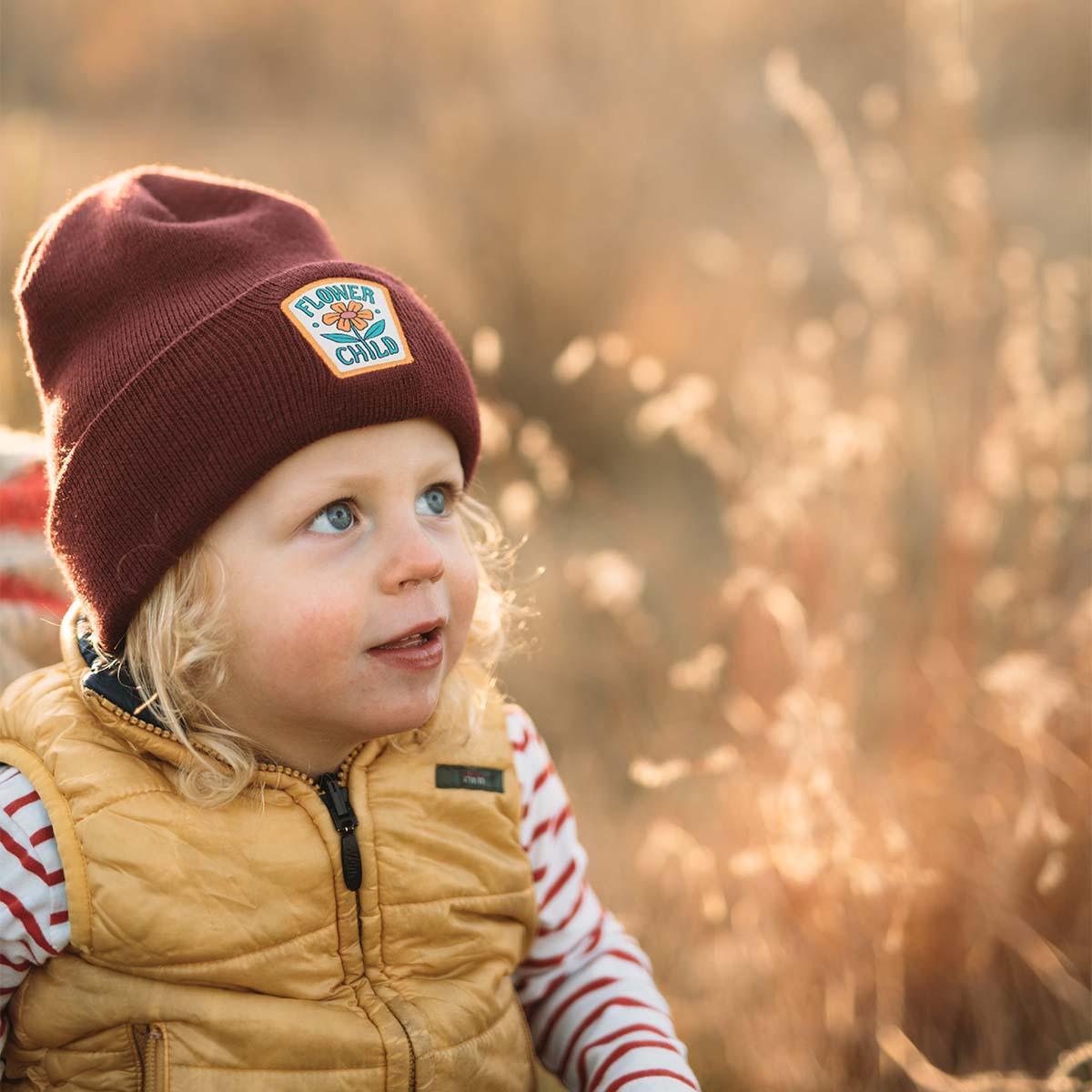 Flower Child Kids Beanie-Goodwynn'sGoodwynn's
