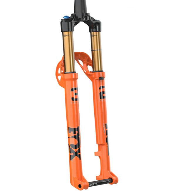 FOX 32 Step-Cast Factory Suspension Fork - 29" 100 mm 15 x 110 mm Kabolt SL 44mm Offset GRIP SL Damper Push-Lock Shiny Orange-Goodwynn'sGoodwynn's