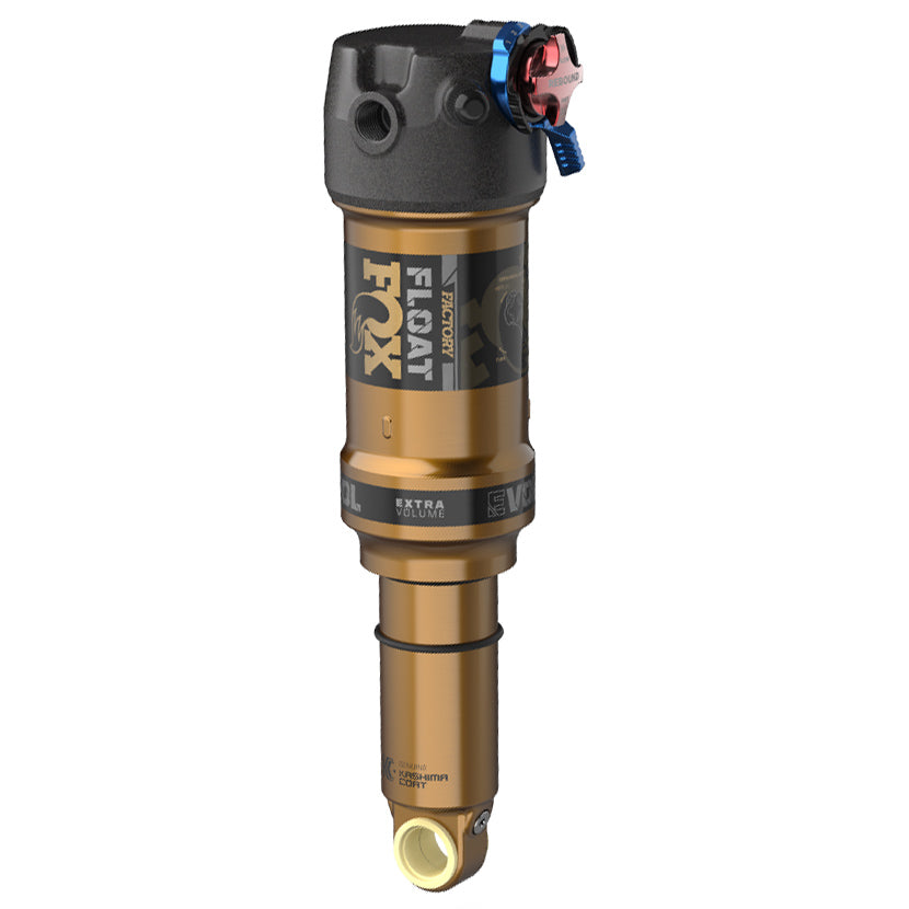 FOX FLOAT Factory Rear Shock - Trunnion Metric 185 x 55 mm 0.1 Spacer 2-Position Lever EVOL LV Kashima Coat-Goodwynn'sGoodwynn's