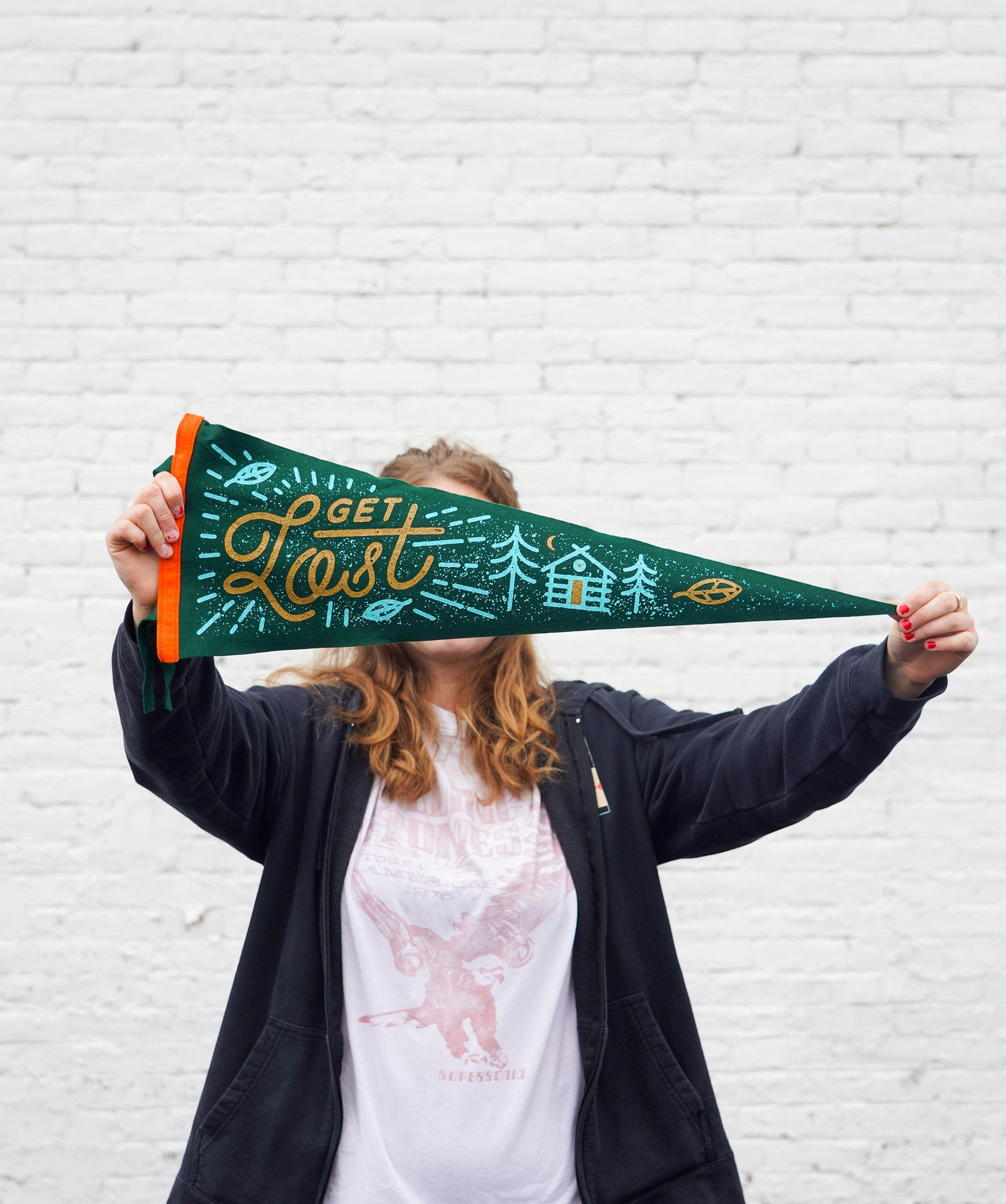 Get Lost Pennant •  Lost Lust Supply x Oxford Pennant Original-Goodwynn'sGoodwynn's