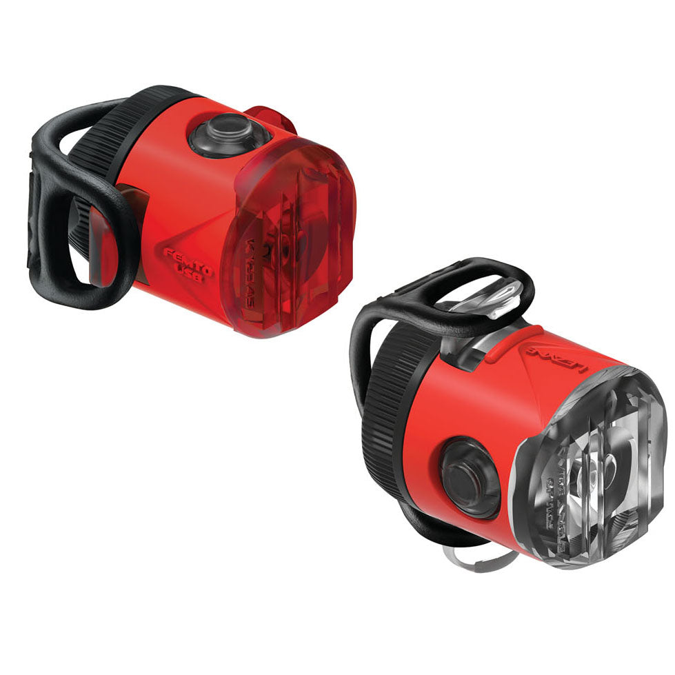 Lezyne Femto USB C Drive Light Pair Red-Goodwynn'sGoodwynn's