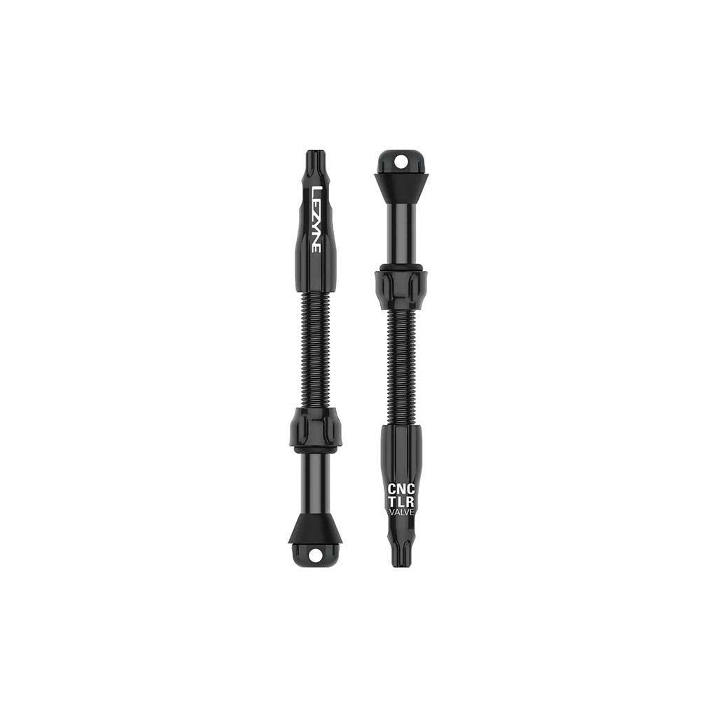 Lezyne CNC TLR Tubeless Valve Pro 60mm Black Pair-Goodwynn&#39;sGoodwynn&#39;s