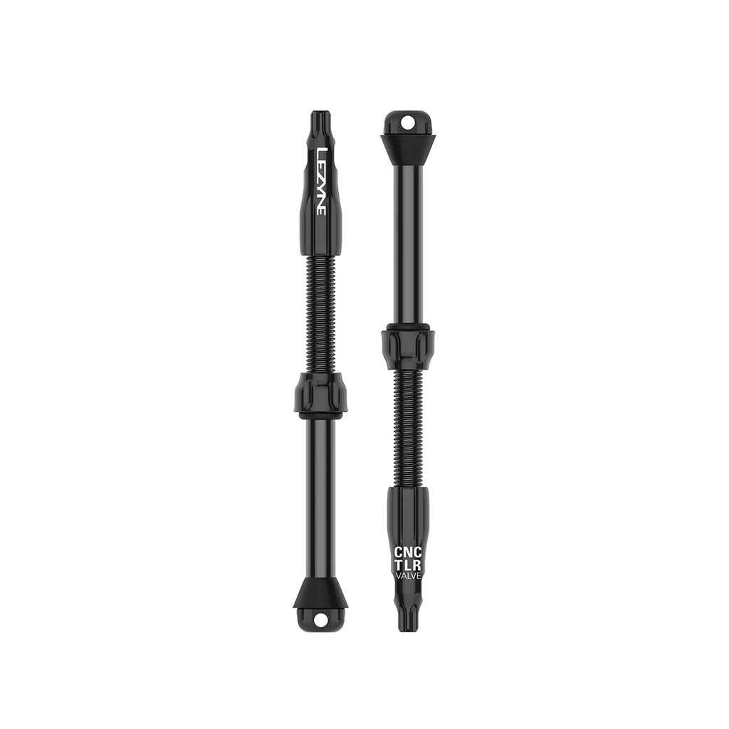 Lezyne CNC TLR Tubeless Valve Pro 80mm Black Pair-Goodwynn&#39;sGoodwynn&#39;s