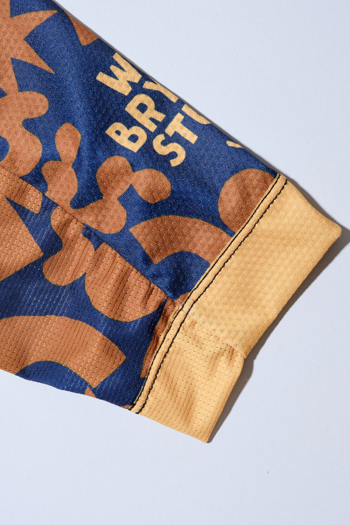 Men's Cactus Camo Blue and Gold Cycling Jersey-Goodwynn&#39;sGoodwynn&#39;s