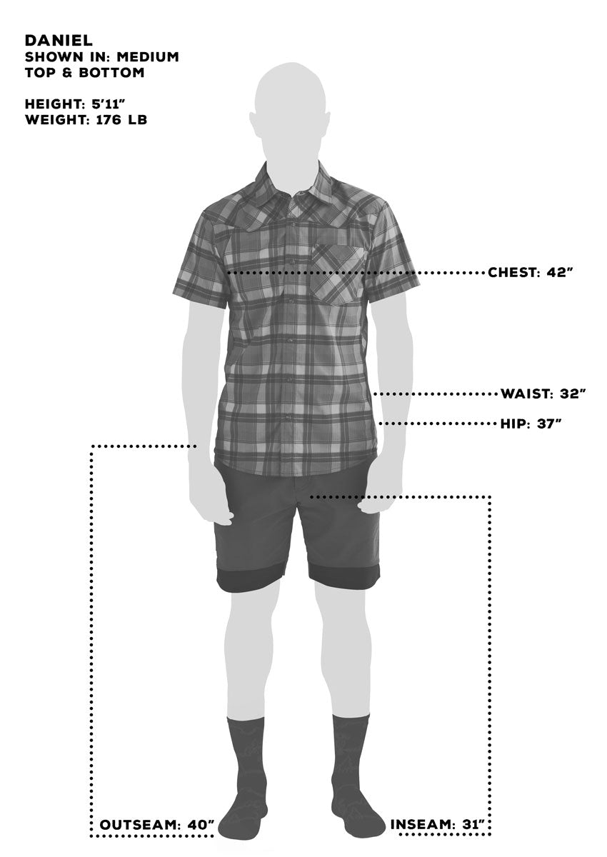 Men's Fuze Trail Shorts 12" w/ Gunslinger Chamois-Goodwynn&#39;sGoodwynn&#39;s