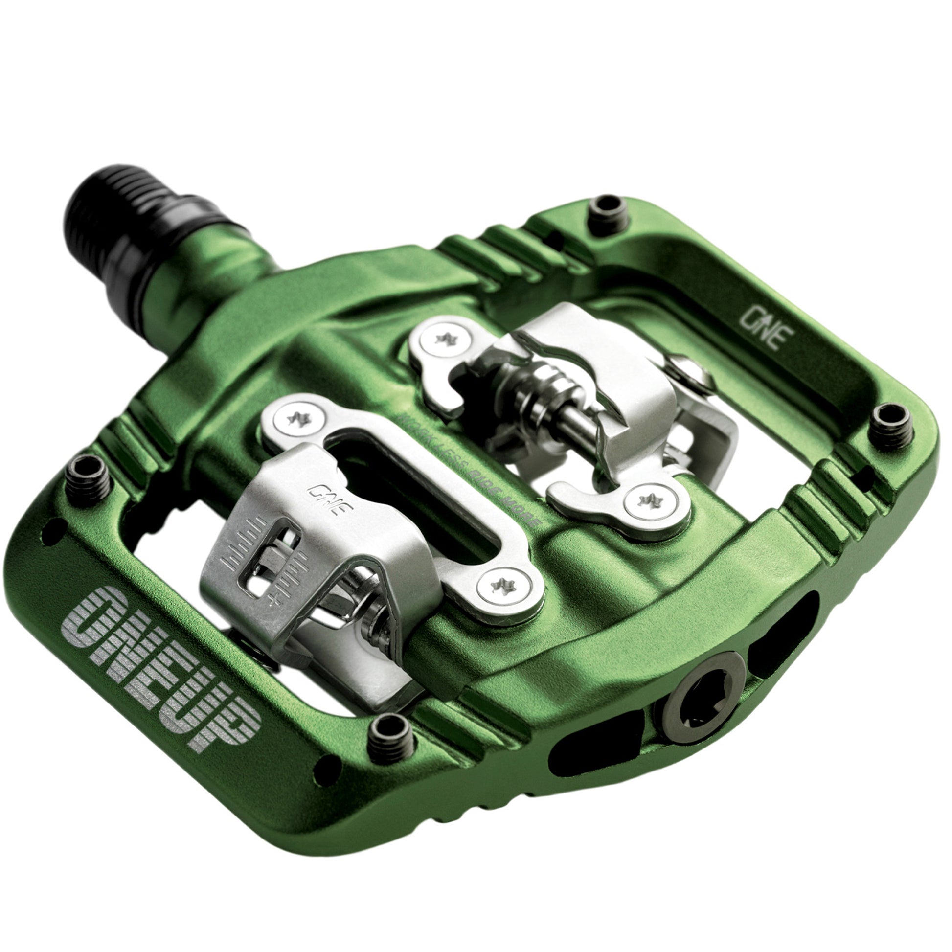 OneUp Components Clip Pedals CrMo Dark Green-Goodwynn'sGoodwynn's