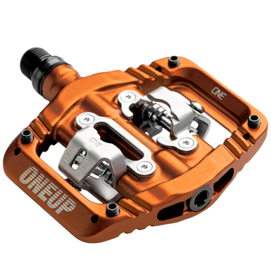 OneUp Components Clip Pedals CrMo Orange-Goodwynn's