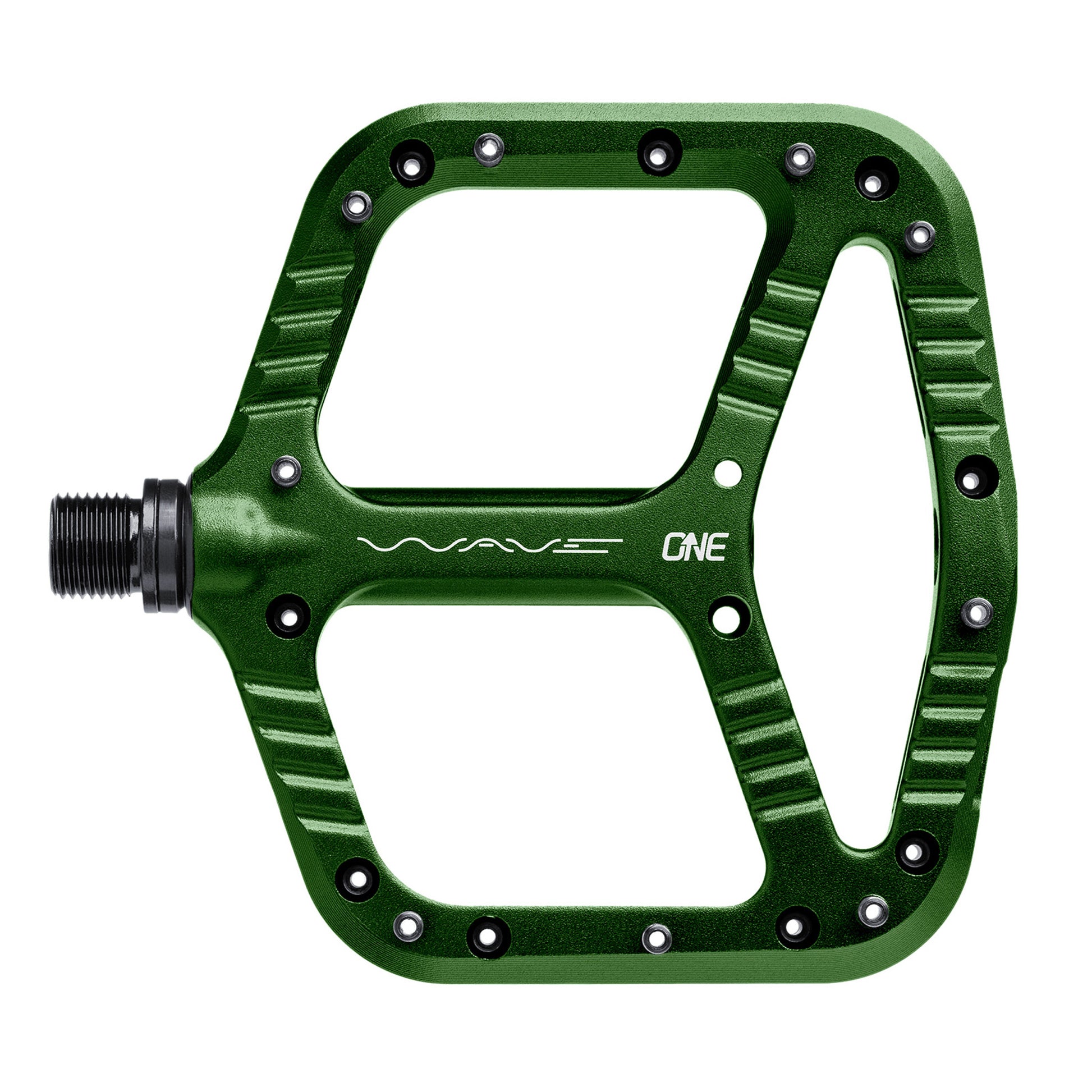 OneUp Components Wave Platform Pedals Dark Green-Goodwynn'sGoodwynn's