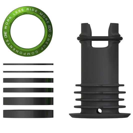 OneUp Components EDC Threaded Top Cap Dark Green-Goodwynn's