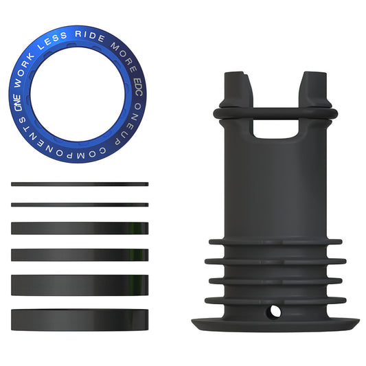OneUp Components EDC Threaded Top Cap Dark Blue-Goodwynn's