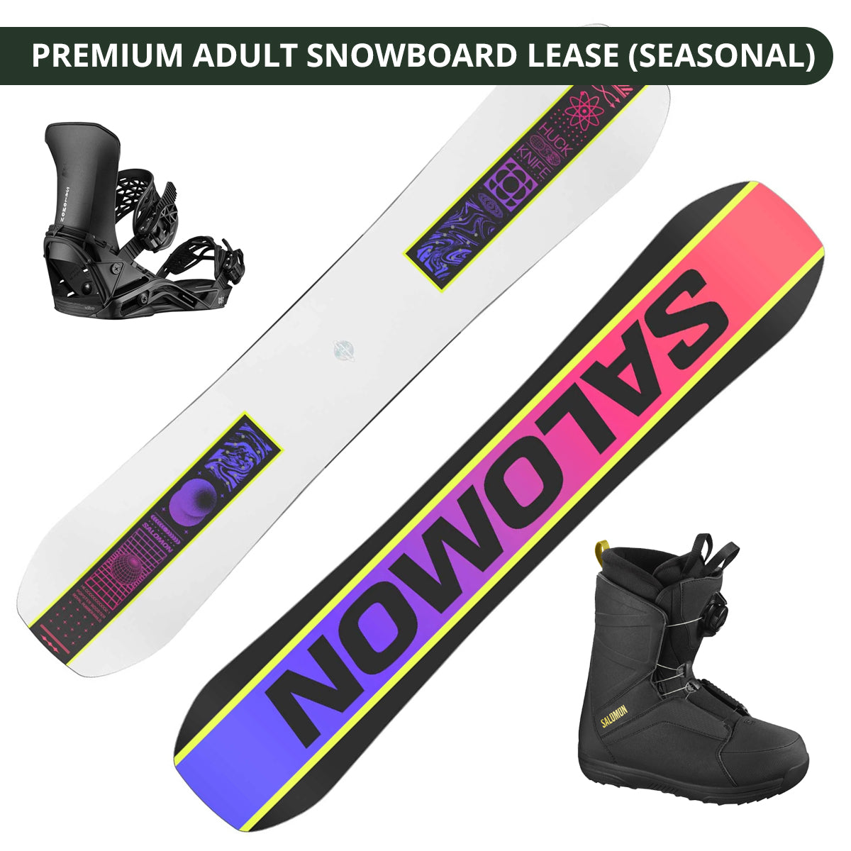 Seasonal Premium Adult Snowboard Lease
