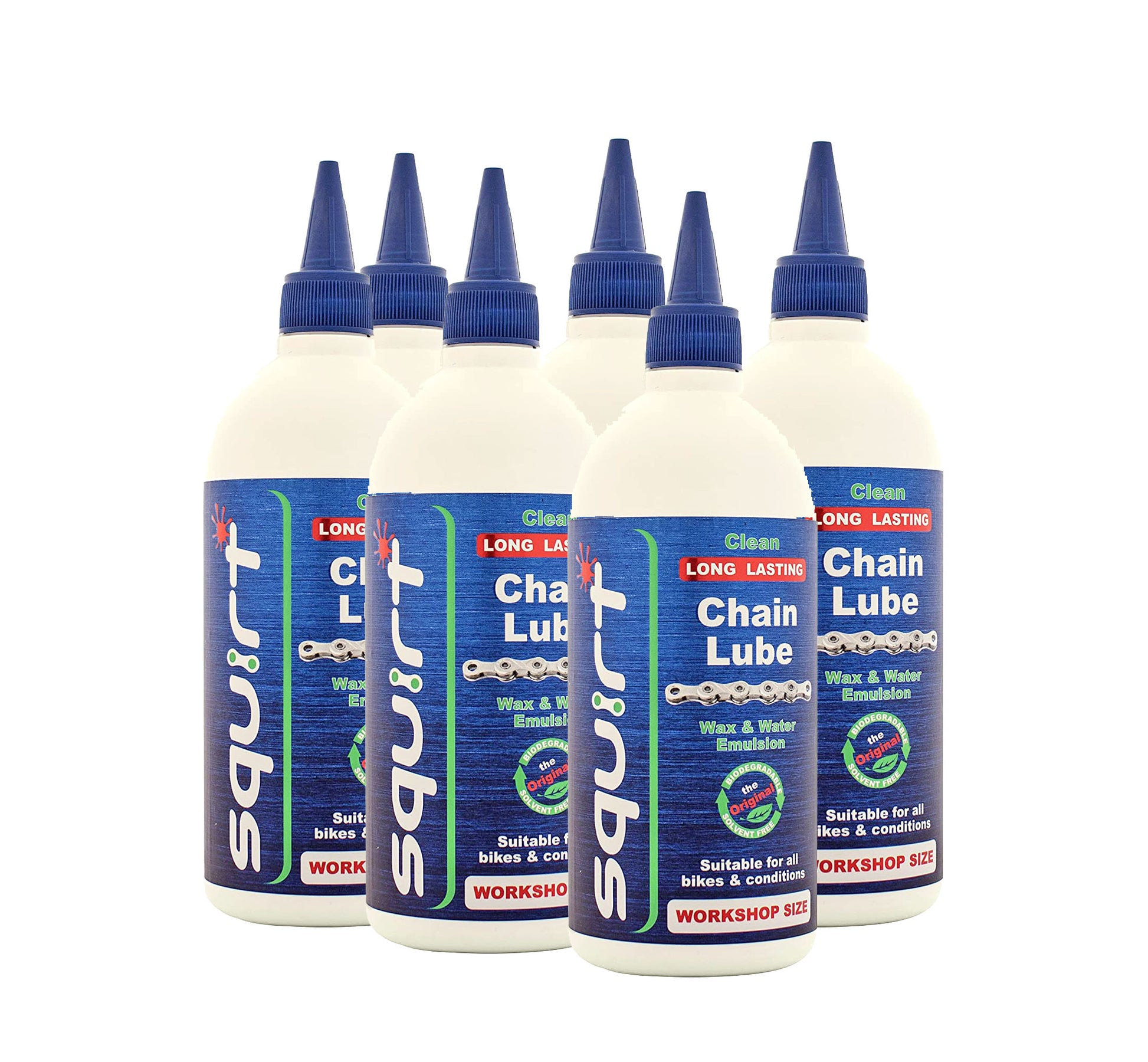 Squirt Squirt Chain Lube 17.0oz 6/Count-Goodwynn&#39;sGoodwynn&#39;s