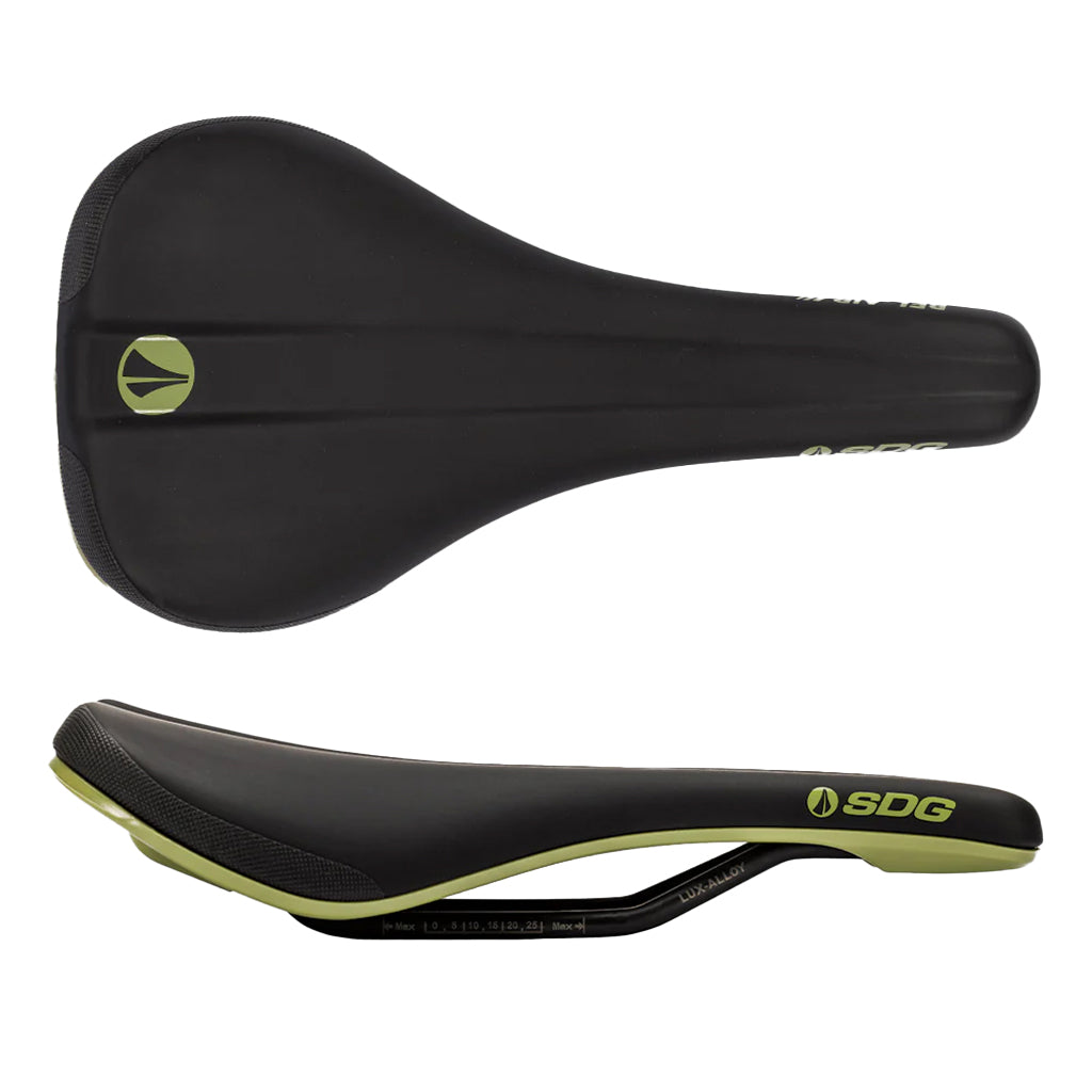 SDG Bel-Air V3 Saddle Lux Rails Matte Black/Olive Green-Goodwynn'sGoodwynn's
