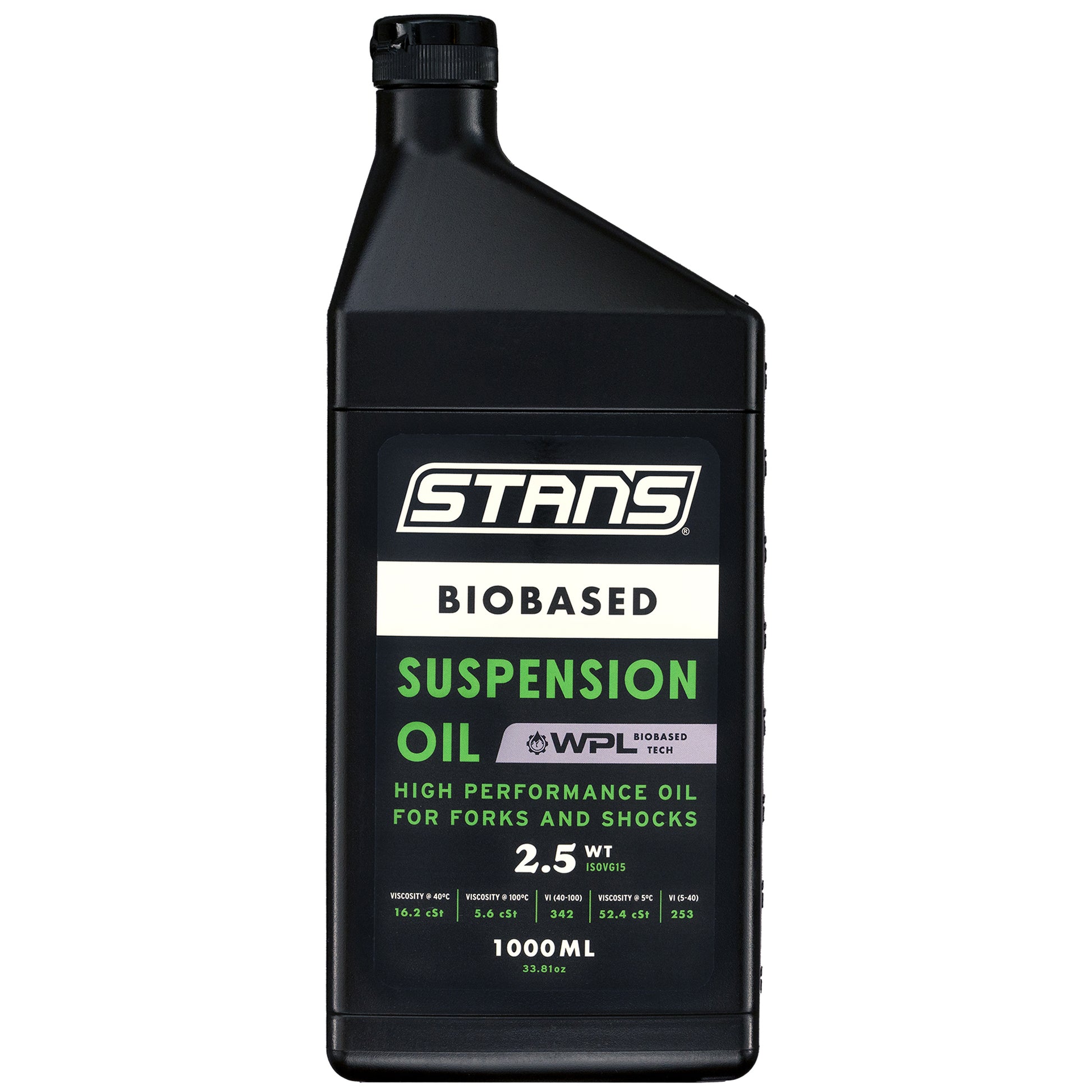 Stans Biobased 2.5 Weight Suspension Oil 1000ml (33.8oz)-Goodwynn'sGoodwynn's