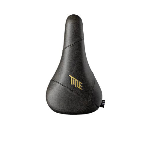 Title JS1 Saddle CrMO Rails Black/ Gold Crackle-Goodwynn's