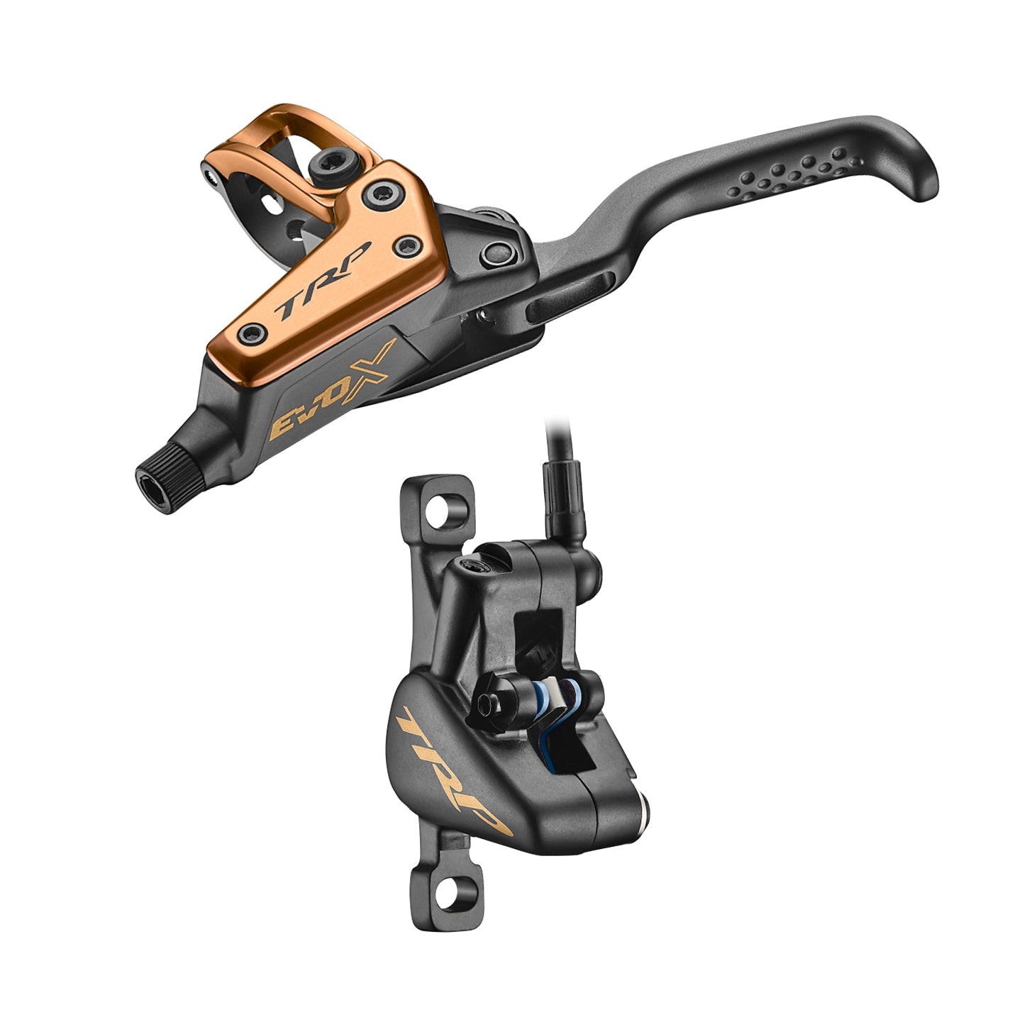 TRP EVO X Disc Brake Left/Front - Gold (HD-M9020)-Goodwynn'sGoodwynn's