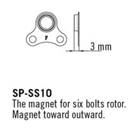 TRP Speed Sensor For 6 Bolt Rotors Outward-Goodwynn'sGoodwynn's