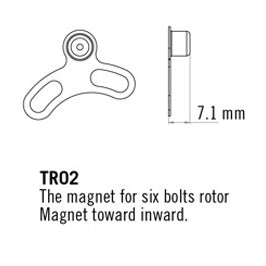TRP Speed Sensor For 6 Bolt Rotors Inward-Goodwynn'sGoodwynn's