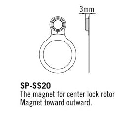 TRP Speed Sensor For Center Lock Rotors Outward-Goodwynn'sGoodwynn's