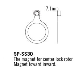 TRP Speed Sensor For Center Lock Rotors Inward-Goodwynn'sGoodwynn's