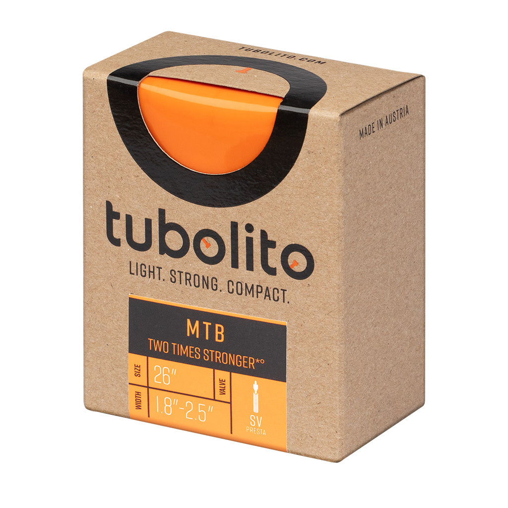 Tubolito Tubo MTB Tube - 26 x 1.8-2.5" 42mm Presta Valve Orange-Goodwynn'sGoodwynn's