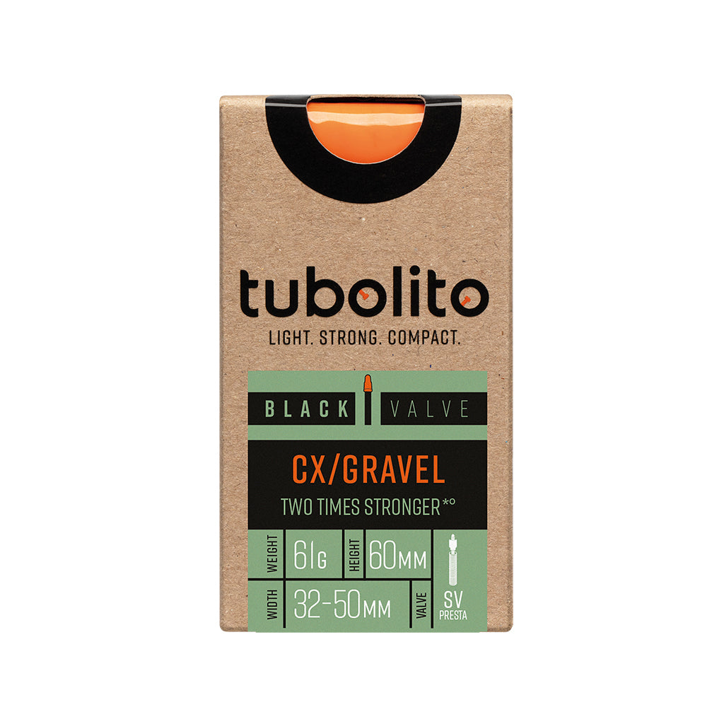 Tubolito S-Tubo CX/Gravel All Tube - 700 x 32-50mm 60mm Presta Valve Black-Goodwynn'sGoodwynn's