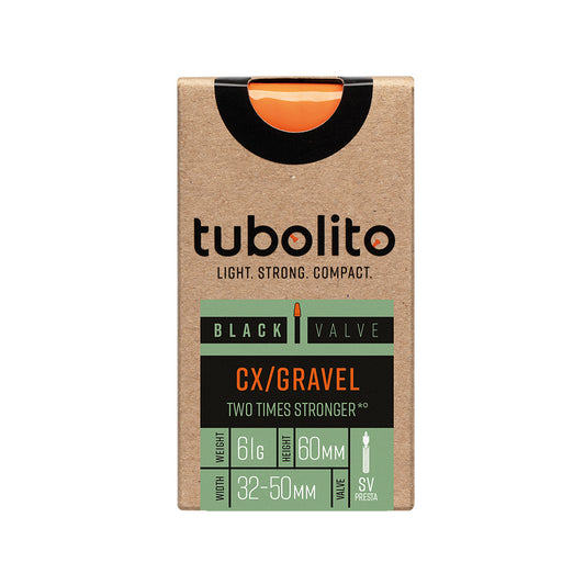 Tubolito S-Tubo CX/Gravel All Tube - 700 x 32-50mm 60mm Presta Valve Black-Goodwynn's