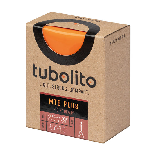 Tubolito Tubo MTB Plus Tube - 27.5/29 x 2.5-30" Presta Valve Orange-Goodwynn's
