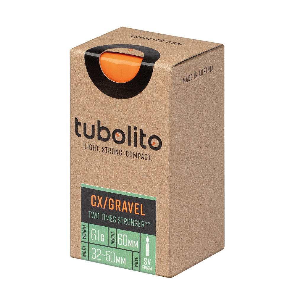 Tubolito Tubo CX/Gravel All Tube - 700 x 32-50mm 60mm Presta Valve Orange-Goodwynn'sGoodwynn's