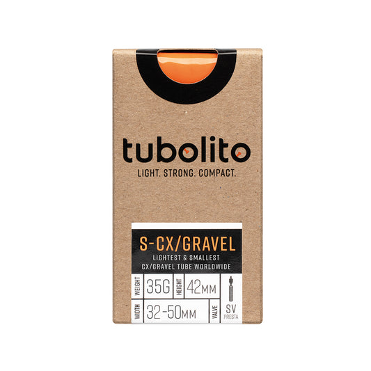 Tubolito S-Tubo CX/Gravel All Tube - 700 x 32-50mm 42mm Presta Valve Black-Goodwynn's