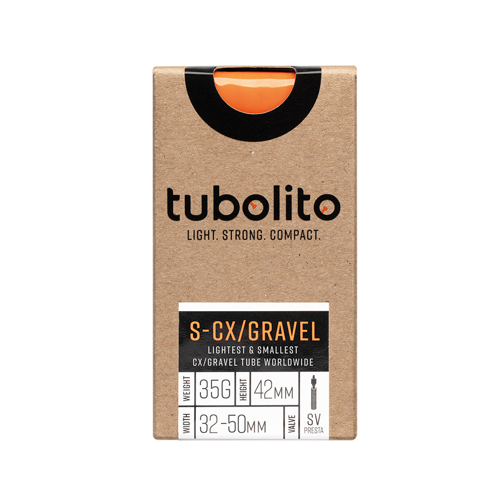 Tubolito S-Tubo CX/Gravel All Tube - 700 x 32-50mm 42mm Presta Valve Orange-Goodwynn'sGoodwynn's