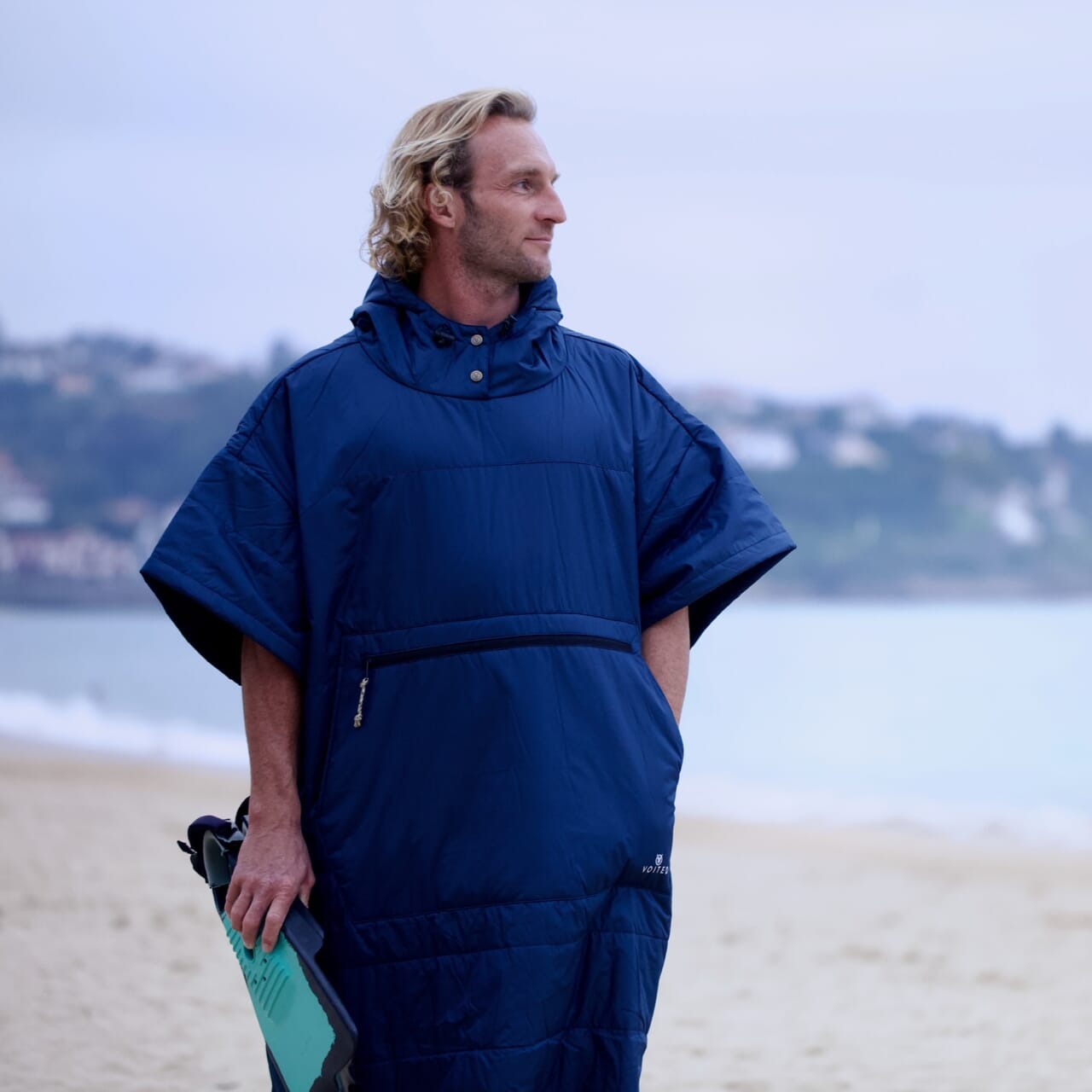 VOITED 2nd Edition Outdoor Poncho for Surfing, Camping, Vanlife & Wild Swimming - Ocean Navy-Goodwynn'sGoodwynn's