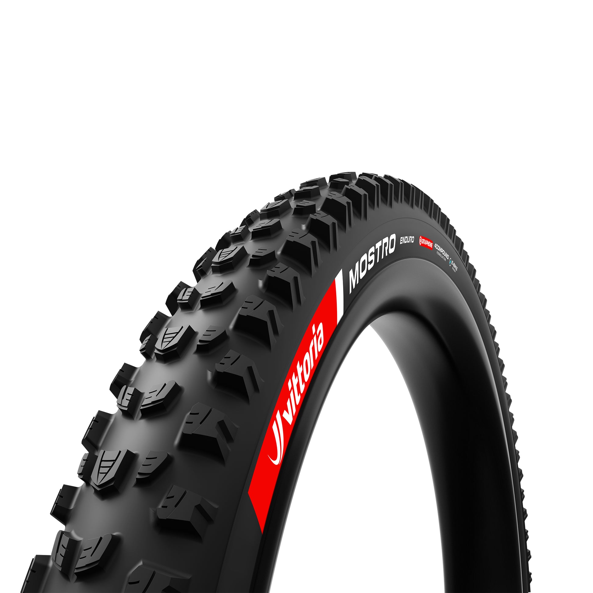 Vittoria Mostro Enduro Tire - 29 x 2.4 Tubeless Folding BLK 4C Graphene 2-ply G2.0 E-Bike-Goodwynn'sGoodwynn's