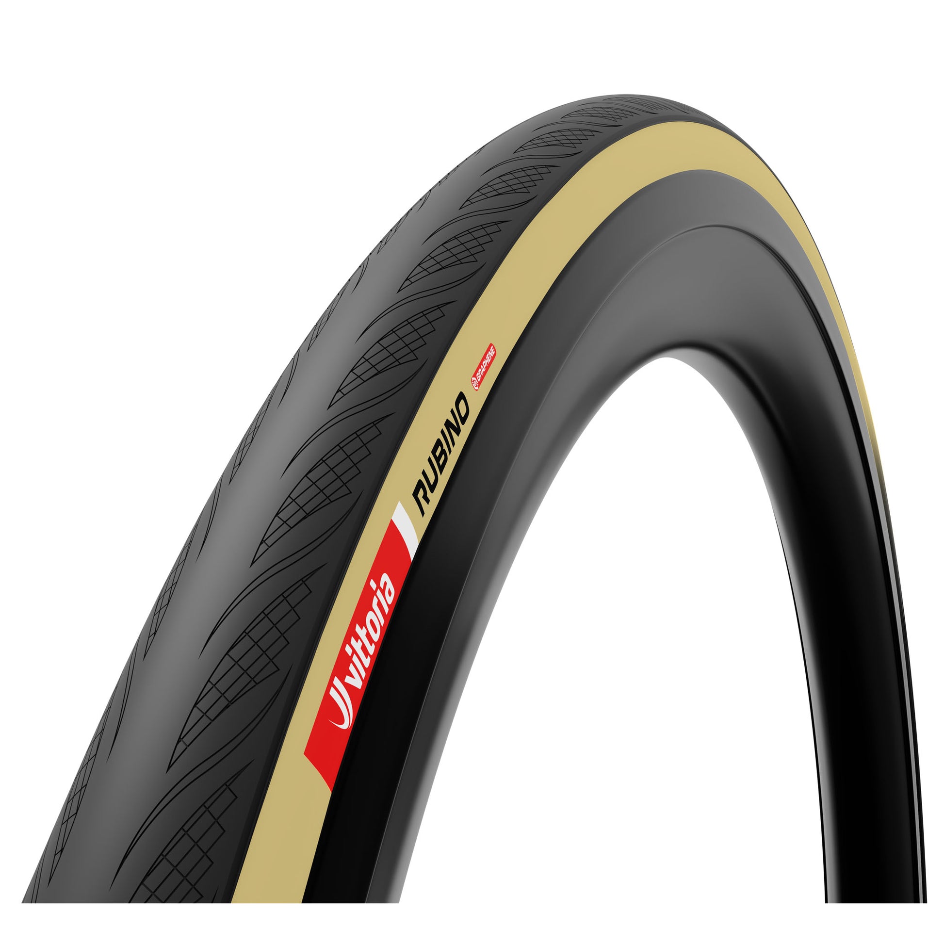 Vittoria Rubino V Tire - 700 x 30 Tubeless Folding BLK/Tan 1C Graphene + Silica G2.0-Goodwynn'sGoodwynn's