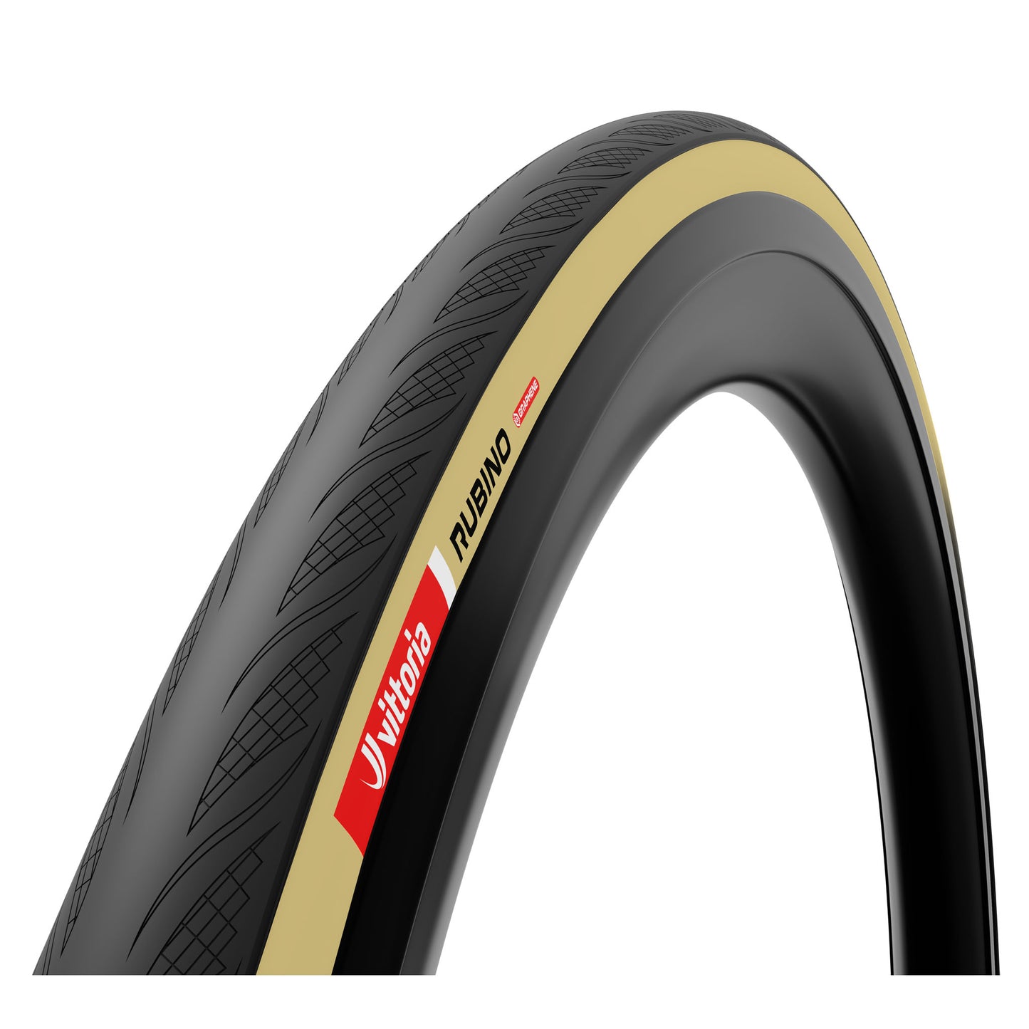 Vittoria Rubino V Tire - 700 x 34 Clincher Folding BLK/Tan 1C Graphene + Silica G2.0