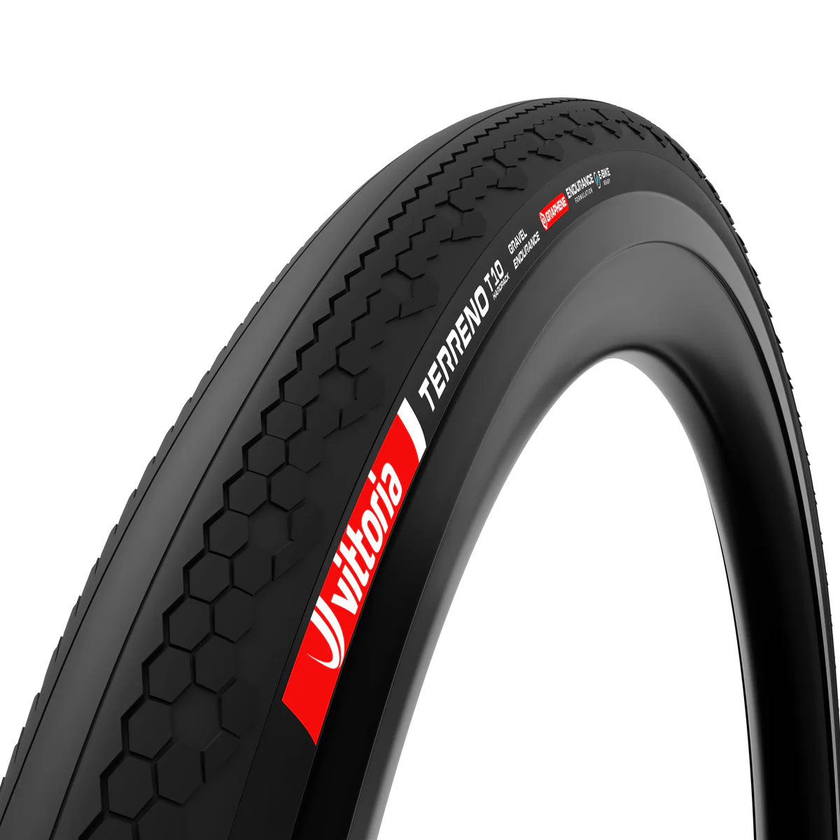 Vittoria Terreno T10 Hardpack Tire - 700 x 40 Tubeless Folding BLK Gravel Endurance Graphene G2.0-Goodwynn'sGoodwynn's