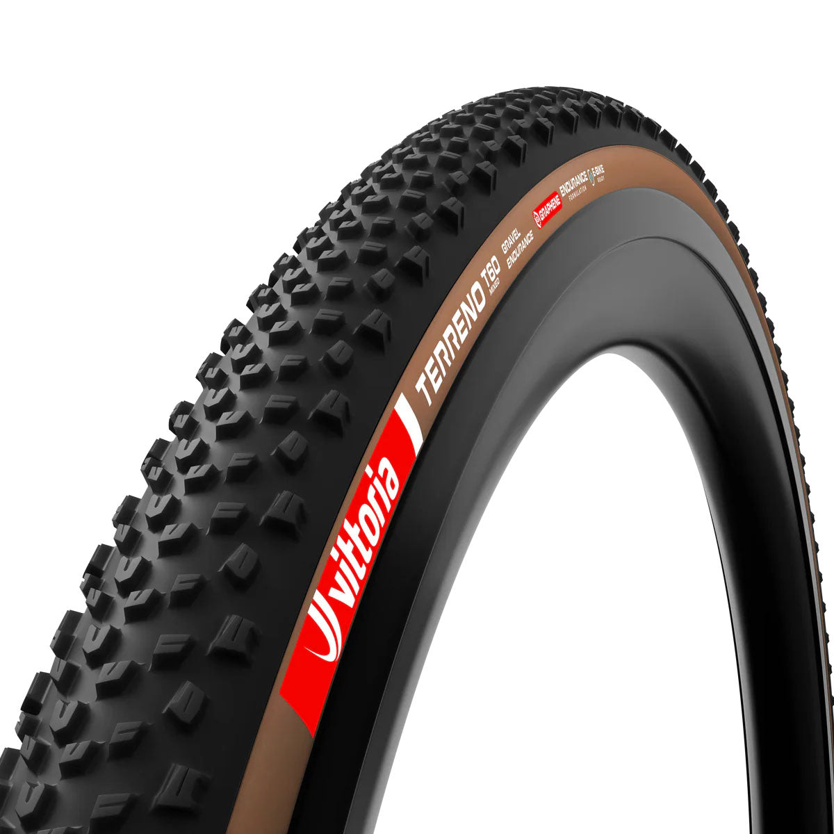 Vittoria Terreno T60 Mixed Tire - 700 x 45 Tubeless Folding BLK/Brown Gravel Endurance Graphene G2.0-Goodwynn'sGoodwynn's