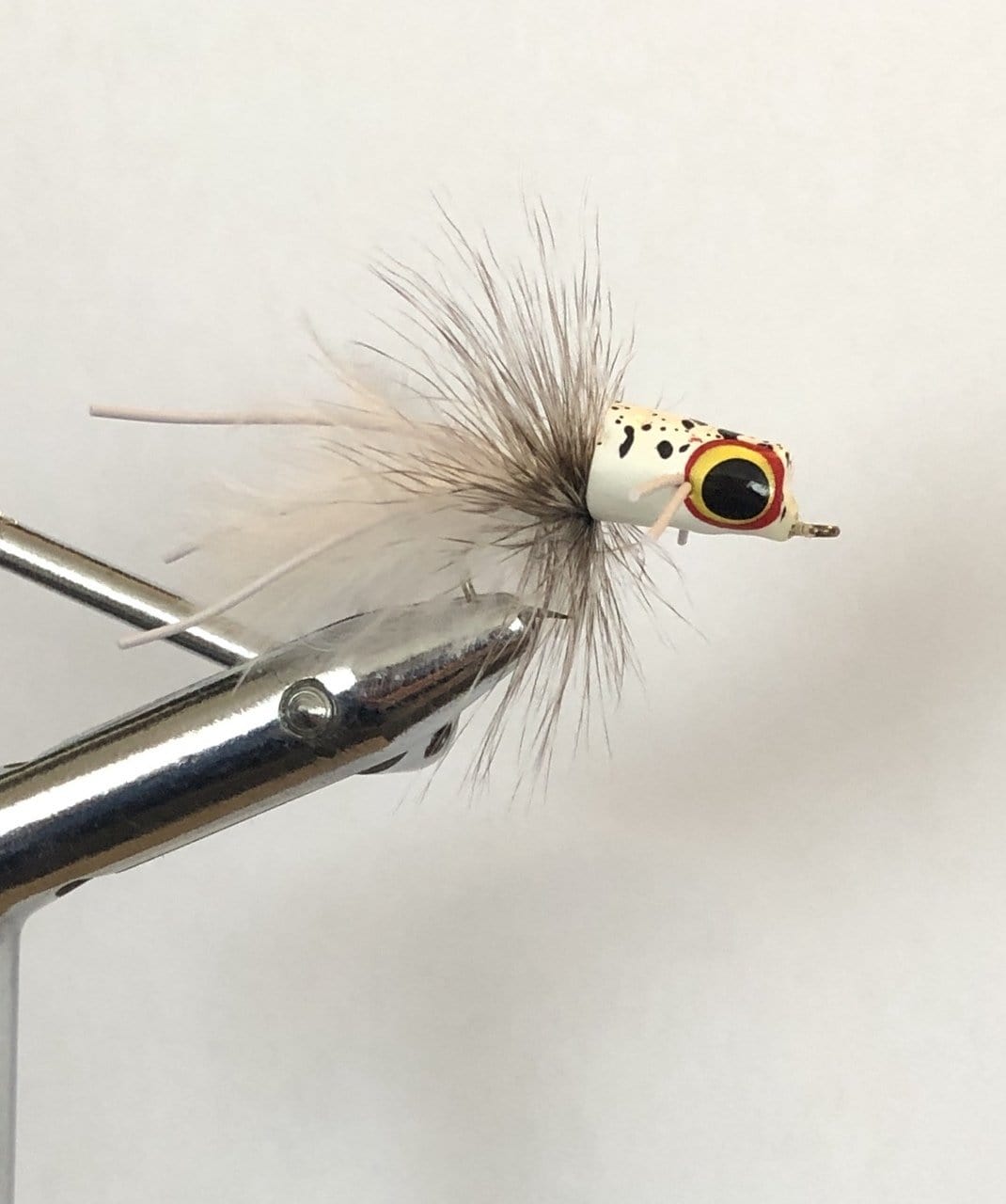 Wild Water Fly Fishing Glow In The Dark Snub Nose Slider Popper, Size 6, Qty. 4-Goodwynn'sGoodwynn's