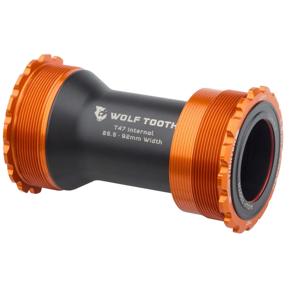 Wolf Tooth Bottom Bracket - T47 Inboard 85.5/92mm For 30mm Spindle Orange-Goodwynn'sGoodwynn's
