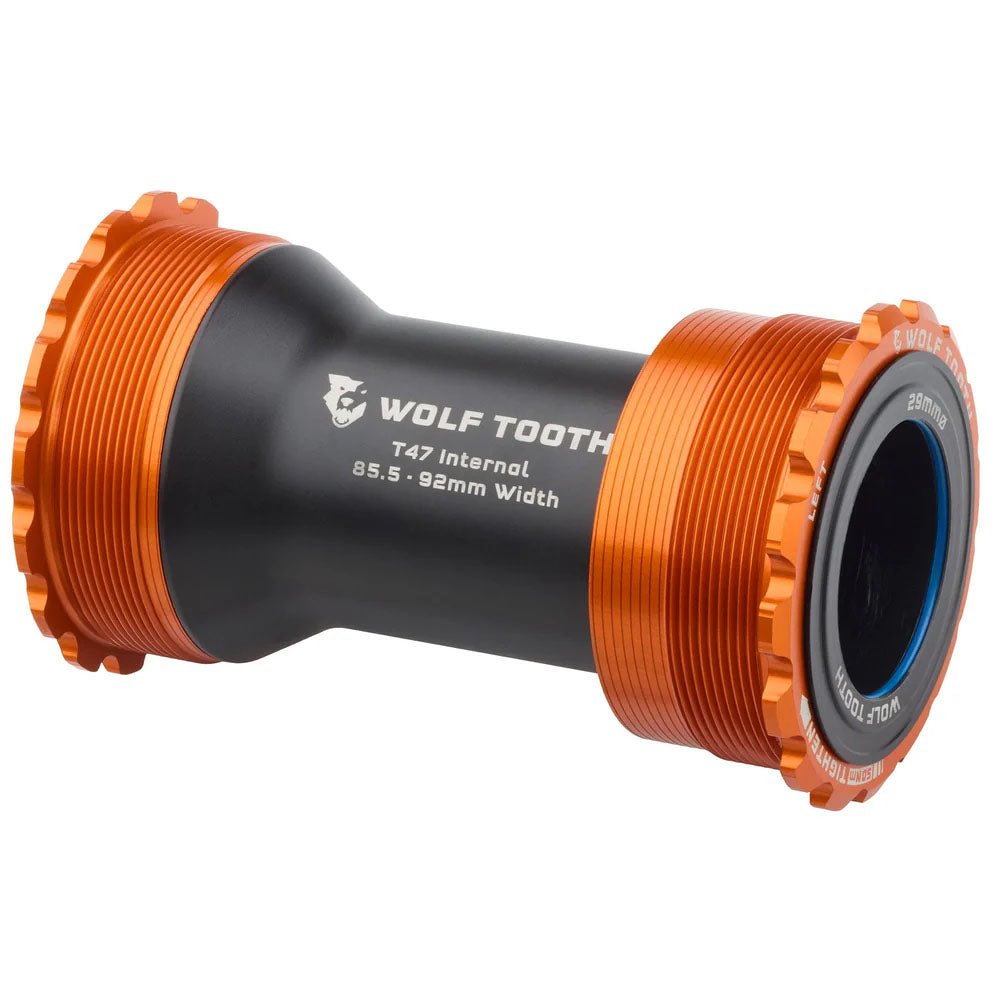 Wolf Tooth Bottom Bracket - T47 Inboard 85.5/92mm For 29mm Spindle Orange-Goodwynn'sGoodwynn's