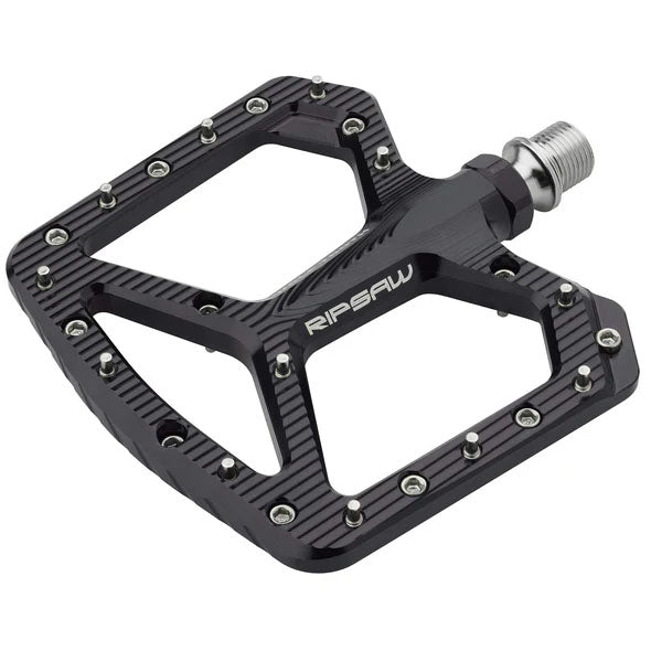 Wolf Tooth Ripsaw Aluminum Pedals - Platform Aluminum 9/16" Black-Goodwynn'sGoodwynn's