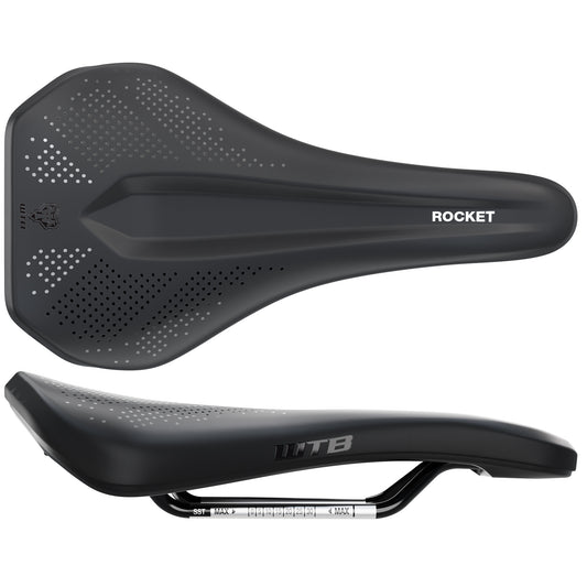 WTB Rocket Saddle - Stainless Black Medium Fusion Form-Goodwynn's