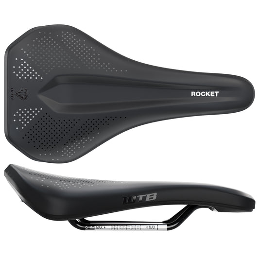 WTB Rocket Saddle - Chromoly Black Medium Fusion Form-Goodwynn's
