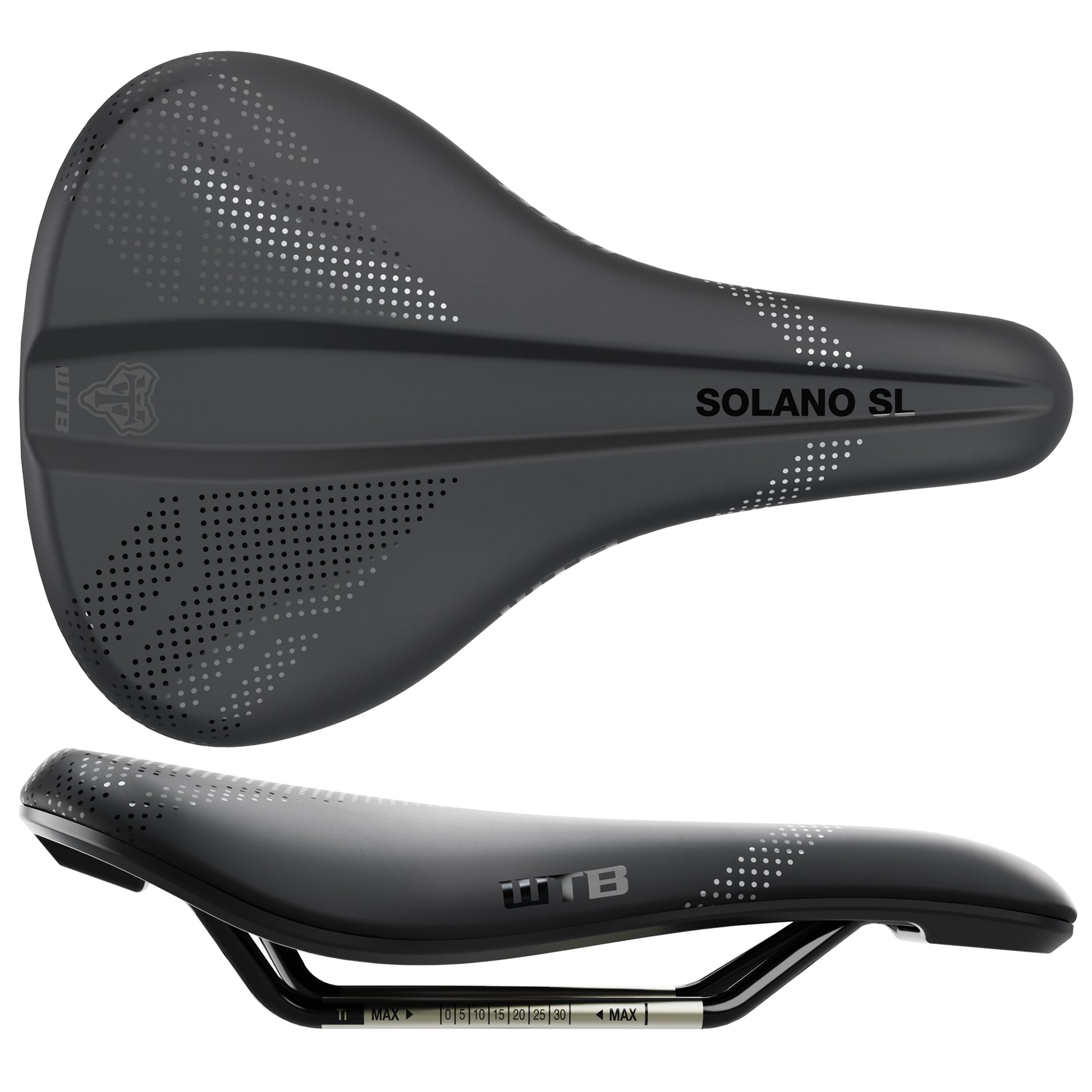 WTB Solano SL Saddle - Titanium Black Wide Fusion Form-Goodwynn'sGoodwynn's