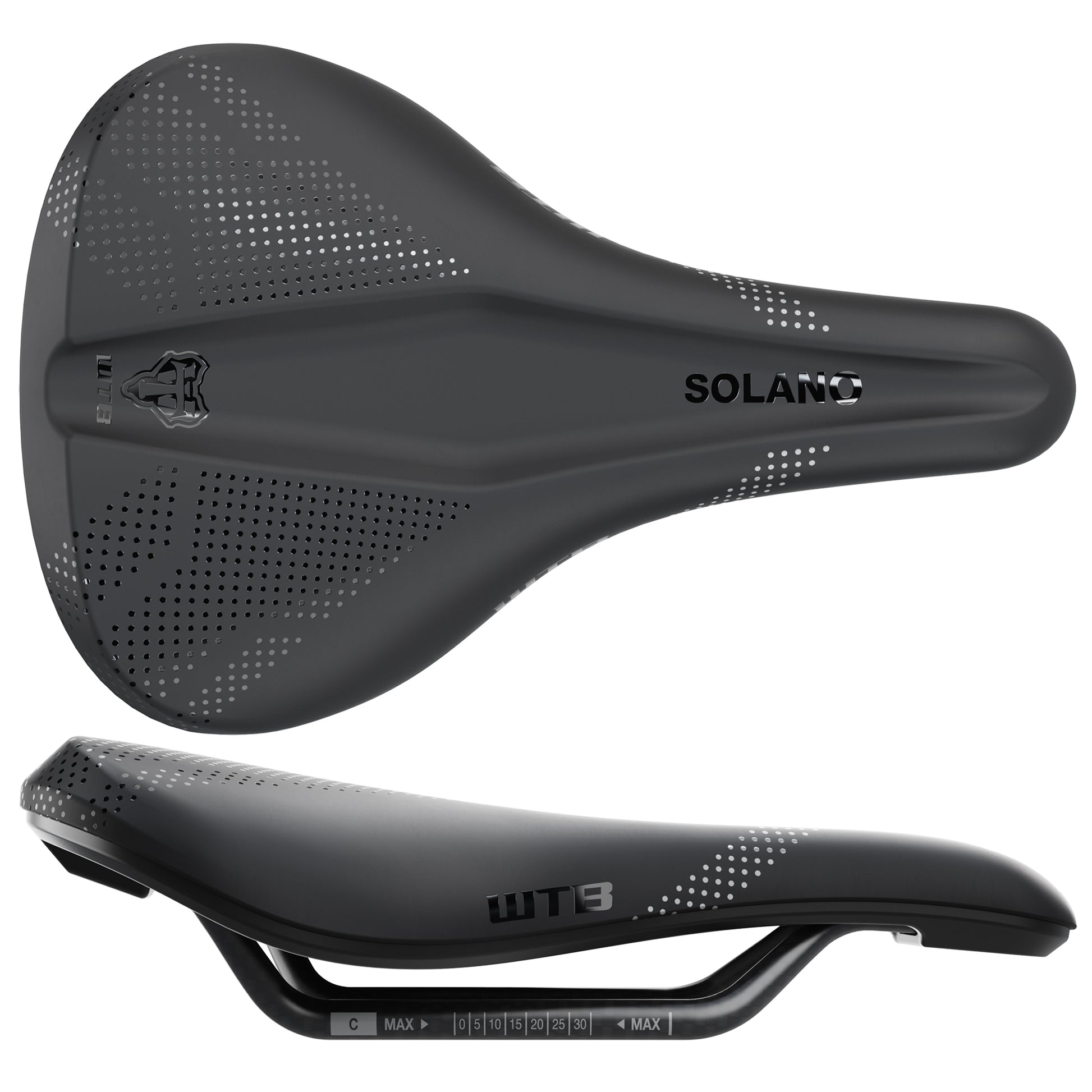 WTB Solano Saddle - Carbon Black Wide Fusion Form-Goodwynn'sGoodwynn's