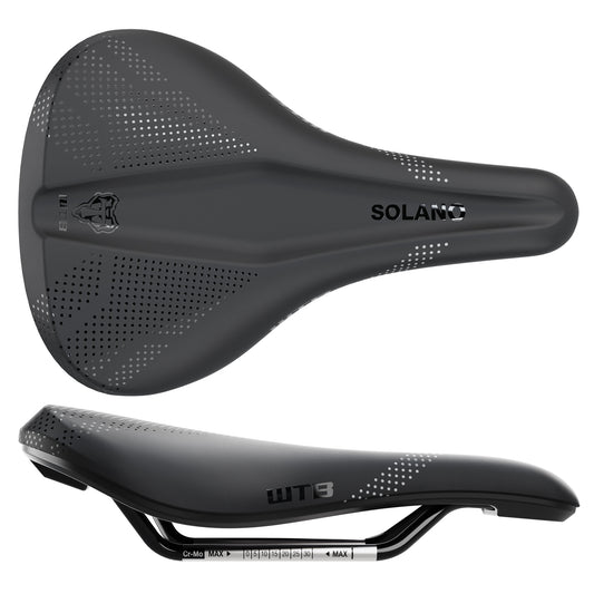 WTB Solano Saddle - Chromoly Black Wide Fusion Form-Goodwynn's
