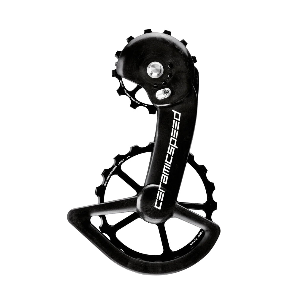 CeramicSpeed OSPW X Pulley Wheel System Shimano GRX RX820 2x12 - Aluminum Pulley Carbon Cage BLK-Goodwynn'sGoodwynn's