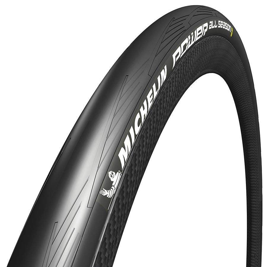 Michelin Power All Season Hybrid Tire 700x28C Folding Clincher Aramid Protek+ 3x60TPI Black-Goodwynn'sGoodwynn's
